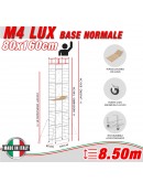 Trabattello Professionale M4 LUX base normale Altezza lavoro 8,50 metri