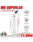 Trabattello Professionale M5 SUPERLUX Altezza lavoro 11,80 metri